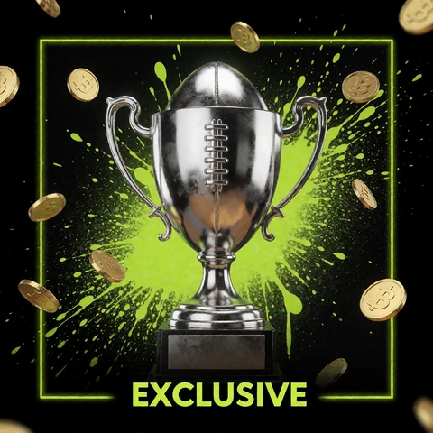 Exclusive-Kachel mit Pokal, Fu&szlig;ball und Lime-Spray als Sondertitel bei Zoccer Casino