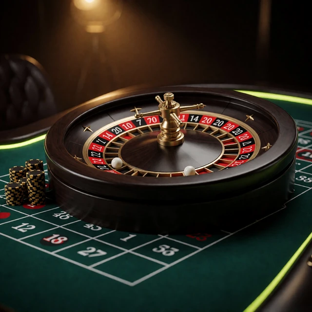 Gold Saloon Roulette Kachel mit dunklem Kessel und Goldkanten aus dem Zoccer Live-Bereich