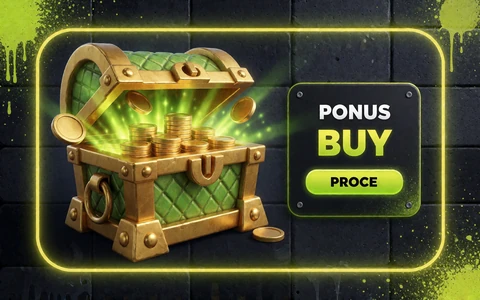 Bonus-Buy-Kachel mit aufspringender Truhe und Kaufpanel als Feature-Einstieg bei Zoccer Casino