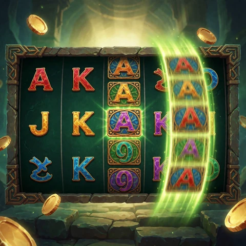 Megaways-Slot-Kachel mit wachsendem Walzenraster und Multiplikator-Leiste bei Zoccer